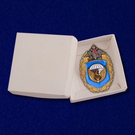 Нагрудный знак "98-я гвардейская воздушно-десантная дивизия ВДВ" в коробочке