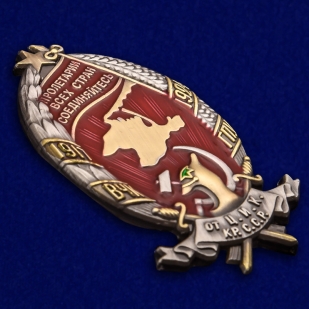Нагрудный знак ВЧК-ГПУ От Ц.И.К. Крымской ССР (1917-24) - общий вид
