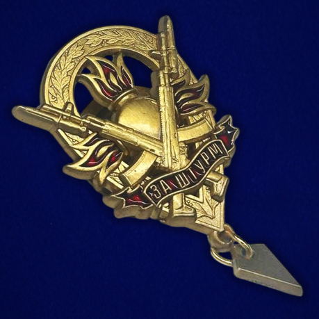 Нагрудный знак "За штурм" на подставке