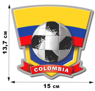 Наклейка команды COLOMBIA