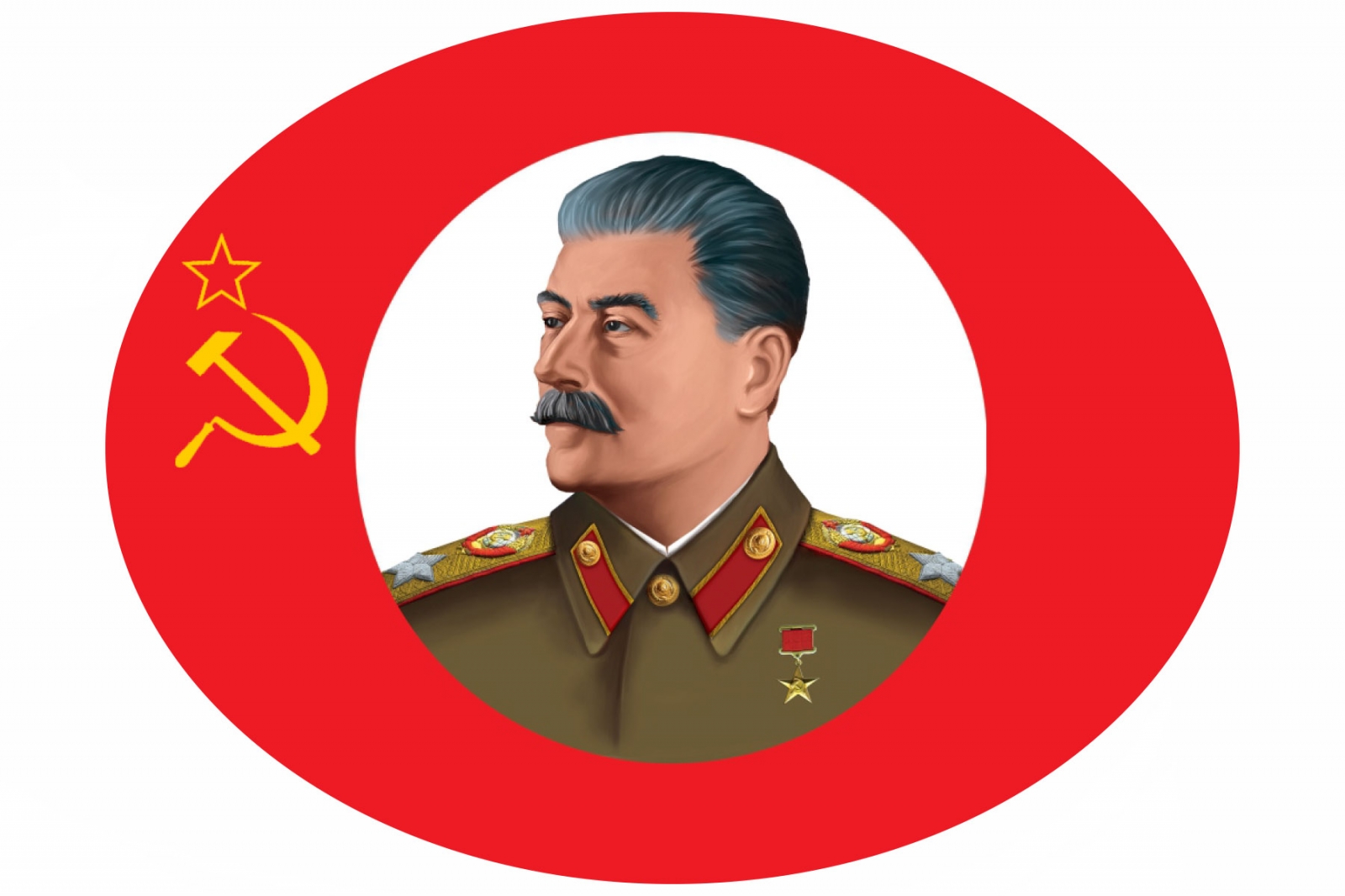 Наклейка на авто "Сталин"