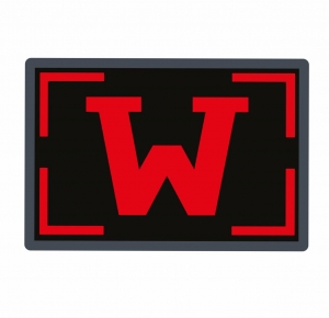 Наклейка на машину "W"