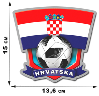 Наклейка сборной Хорватии