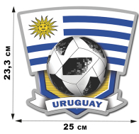 Наклейка Uruguay