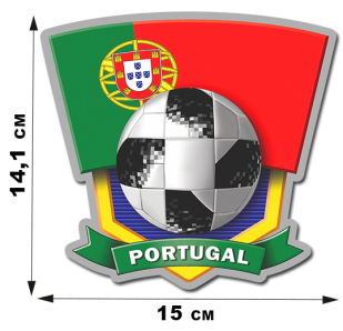 Наклейка сборной команды Португалии