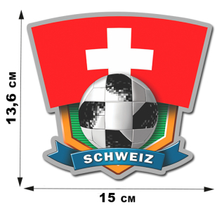 Крутая наклейка фанату Schweiz