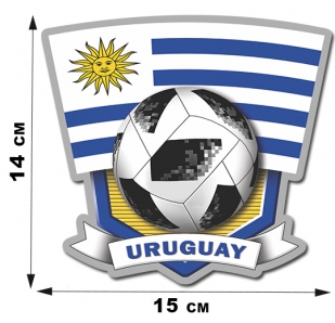 Наклейка сборной команды Уругвая