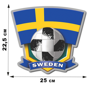Виниловая наклейка SWEDEN