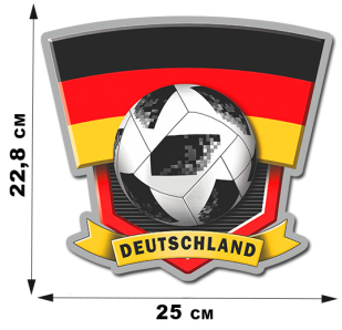 Наклейка сборной Германии FIFA World Cup 2018