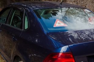 Наклейка с надписью ВДВ на автомобиль