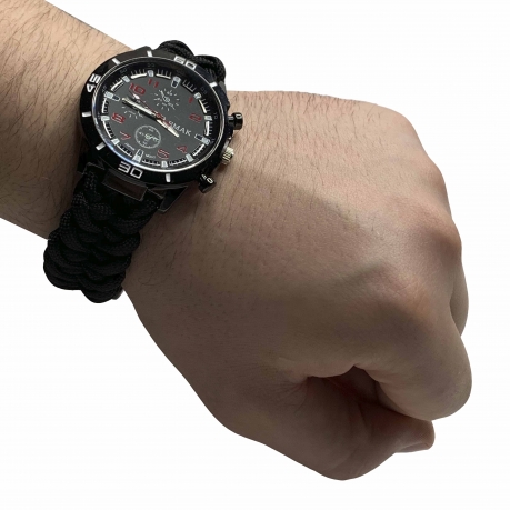 Наручные часы с браслетом для выживания
