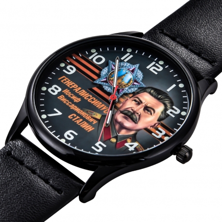 Наручные часы с изображением Сталина