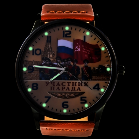 Наручные часы «Участник парада Победы» - тритиевая подсветка