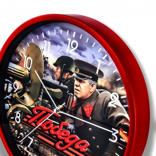 Настенные часы «Победа» с маршалом Жуковым купить в Военпро