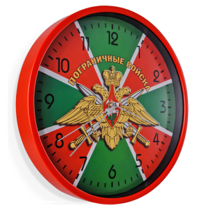 Настенные часы «Пограничные войска» с гербом