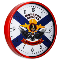 Настенные часы с символикой Морской пехоты