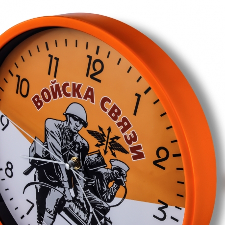 Настенные часы в подарок военному связисту купить в Военпро