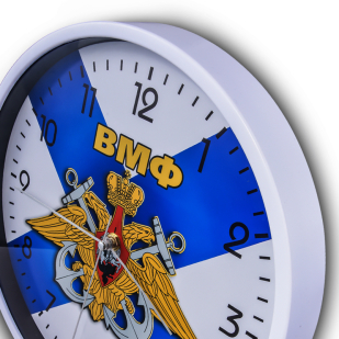 Настенные часы ВМФ купить в Военпро