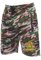 Насыщенные армейские шорты с нашивкой Погранвойска