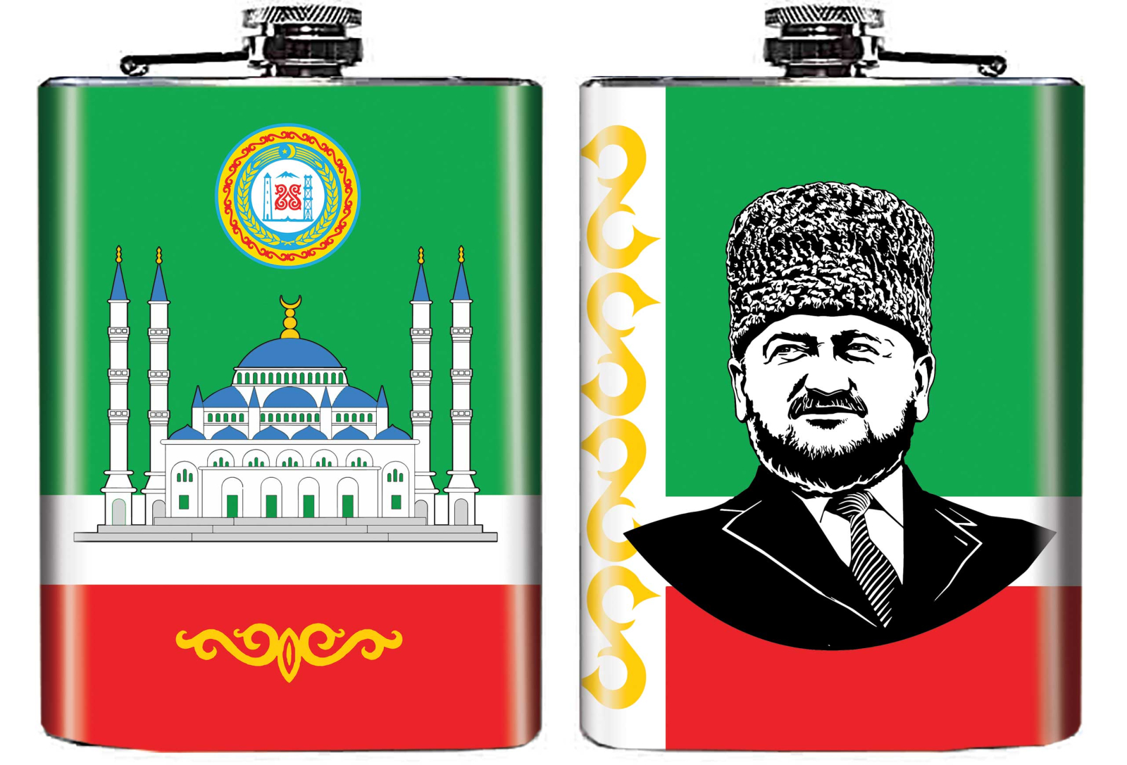 Фляжка на подарок мужчине Ахмат Кадыров