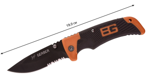 Нож Gerber Bear Grylls Scout - общая длина