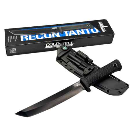 Лот №3684 из 50шт ножей Cold Steel Recon Tanto SK-5 с огнивом, компасом и фонариком на ножнах