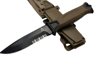 Лот №2887 из 50шт ножей Gerber Strongarm с серрейторной заточкой (Песок)