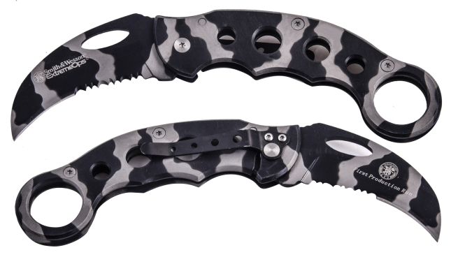 Нож-керамбит Smith & Wesson Knives 32C Karambit Framelock (США) по специальной цене