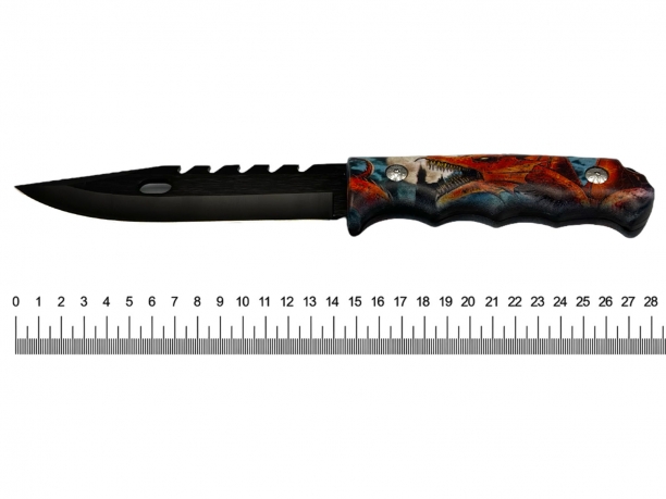 Нож охотника с шоковыми зубьями Lion Tools (Мексика) 
