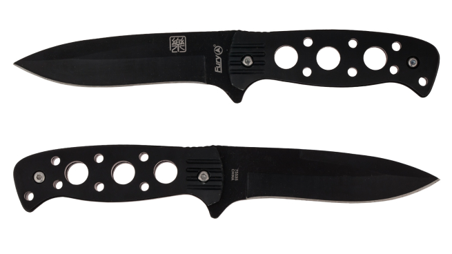 Нож с фиксированным клинком Fury Black SOB 75535 Tactical