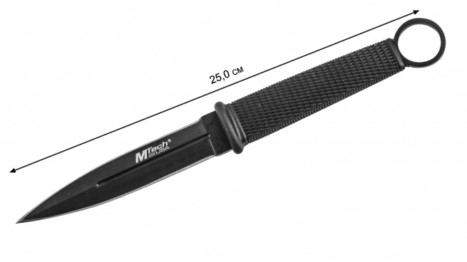Нож с фиксированным клинком Mtech MT-20-02 - размер