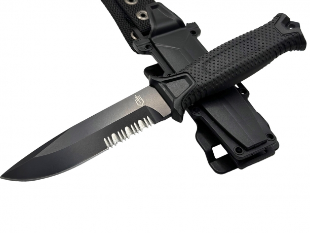 Нож с серрейтором Gerber Strongarm (Черный)
