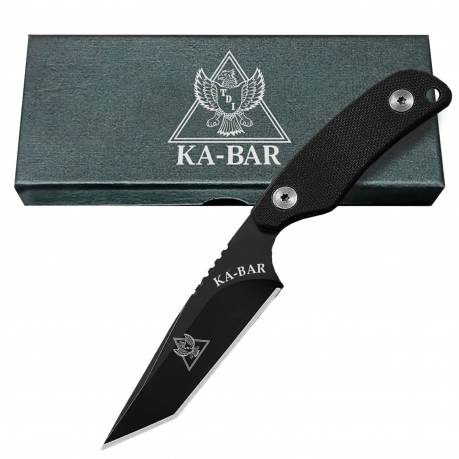Нож скрытого ношения Ka-Bar TDI D2 Tanto (клинок 83 мм, рукоять G10 черная)