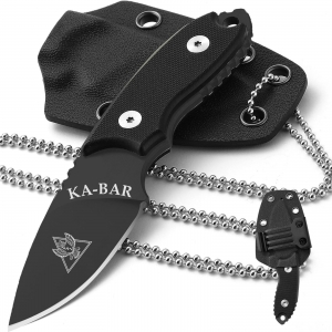 Нож скрытого ношения с фиксированным клинком Ka-Bar TDI D2 (клинок 55 мм, рукоять G10 черная)
