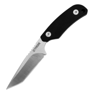 Нож скрытого ношения с фиксированным клинком "Штурмовик" D2 Tanto (рукоять G10 черная)