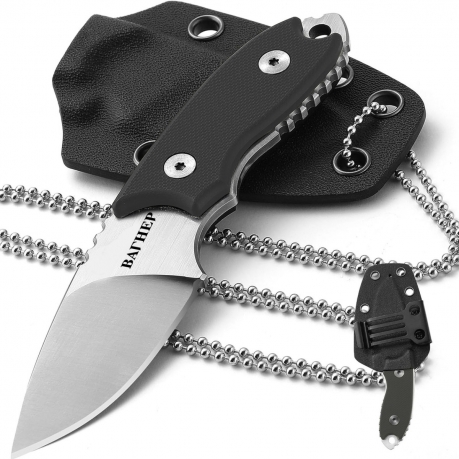 Нож скрытого ношения с фиксированным клинком "Вагнер" (рукоять G10 черная)