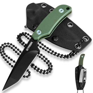 Нож скрытого ношения "Штурмовик" D2 Tanto (клинок 85 мм, рукоять G10 хаки)