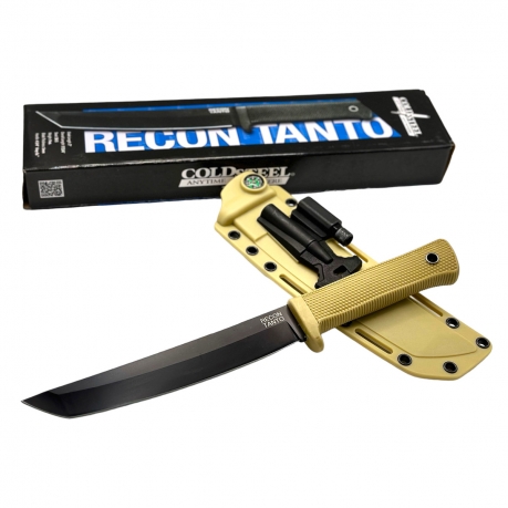 Лот №3691 из 50шт тактических ножей Cold Steel Recon Tanto SK-5 (на ножнах - фонарик, компас, огниво)