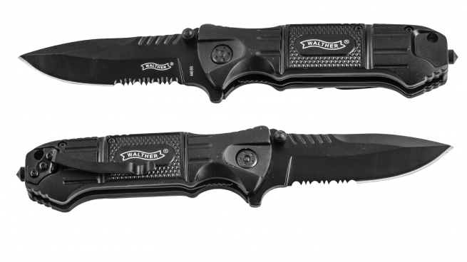 Нож Walther Black Tac Lock Knife 440SS по лучшей цене