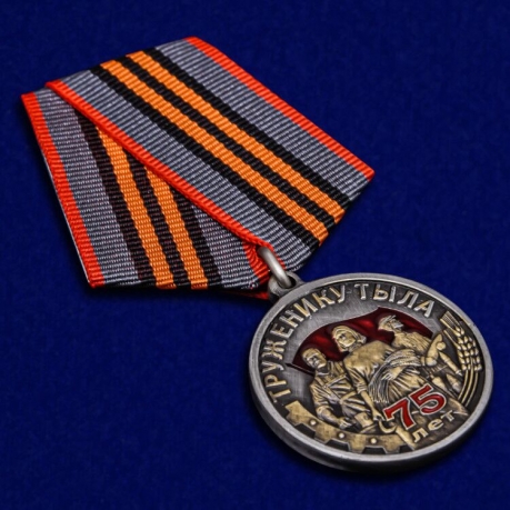 Общественная медаль к 75-летию Победы в ВОВ Труженику тыла - общий вид