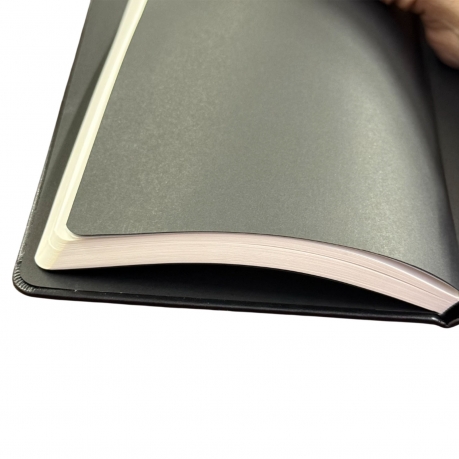 Кожаный блокнот "Войска связи" (13.5х19.5 см)