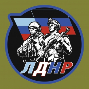 Оливковая бейсболка ЛДНР