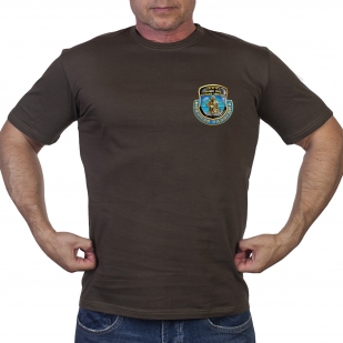 Оливковая футболка с принтом Военной Разведки