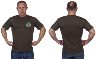 Оливковая футболка с принтом Военной Разведки