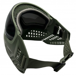 Оливковая страйкбольная шлем-маска Virtue VIO Ascend с черной линзой