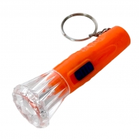 Оранжевый фонарик-брелок для ключей