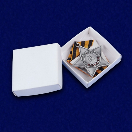 Орден Славы 3 степени на подставке - в коробке