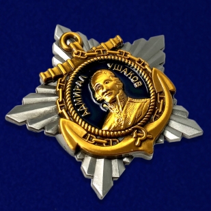Орден Ушакова 1 степени в подарочном бархатистом футляре