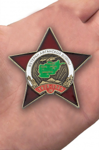 Орден "Ветеран Афганской войны" - вид на ладони