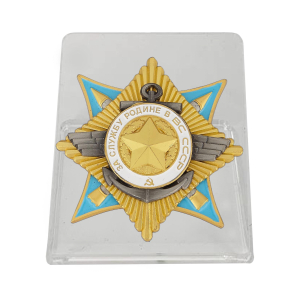 Орден "За службу Родине в Вооруженных Силах" I степени на подставке